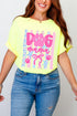 Pawfectly Pink Dog Mama Comfort Colors Adult Ring-Spun Cotton Tee
