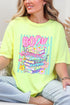 Petals & Paperback Book Lover Comfort Colors Adult Ring-Spun Cotton Tee