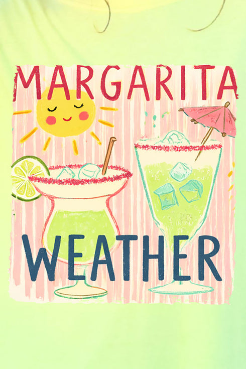 Sip The Sunshine Margarita Weather Comfort Colors Adult Ring-Spun Cotton Tee