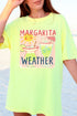 Sip The Sunshine Margarita Weather Comfort Colors Adult Ring-Spun Cotton Tee