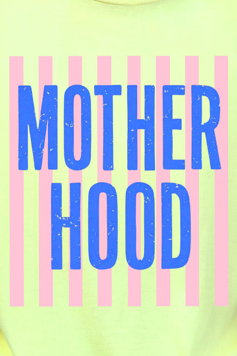 Striped Motherhood Comfort Colors Adult Ring-Spun Cotton Tee