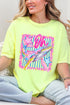 Striped Oh Whale Comfort Colors Adult Ring-Spun Cotton Tee