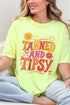 Tanned And Tipsy State Of Mind Comfort Colors Adult Ring-Spun Cotton Tee