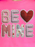 Be Mine Faux Yarn Comfort Colors Adult Ring-Spun Cotton Tee