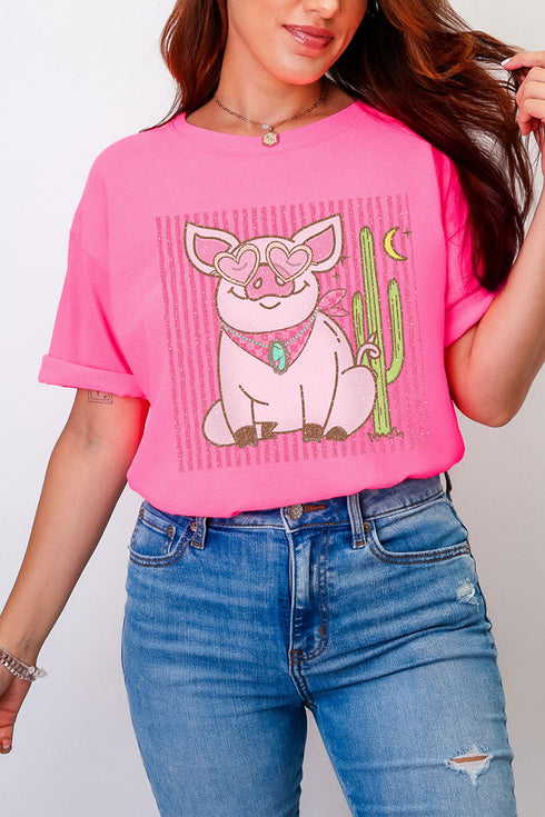 Desert Diva Piggy Comfort Colors Adult Ring-Spun Cotton Tee