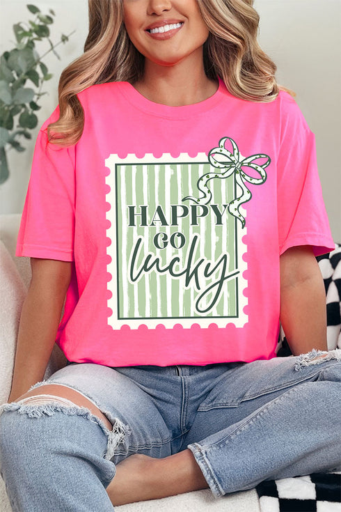 Happy Go Lucky Comfort Colors Adult Ring-Spun Cotton Tee