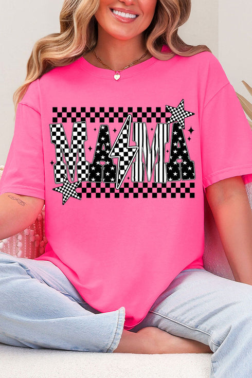 Mama Check It Out Comfort Colors Adult Ring-Spun Cotton Tee