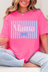 Mama Striped Comfort Colors Adult Ring-Spun Cotton Tee