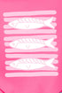 Preppy Pink Fish Comfort Colors Adult Ring-Spun Cotton Tee
