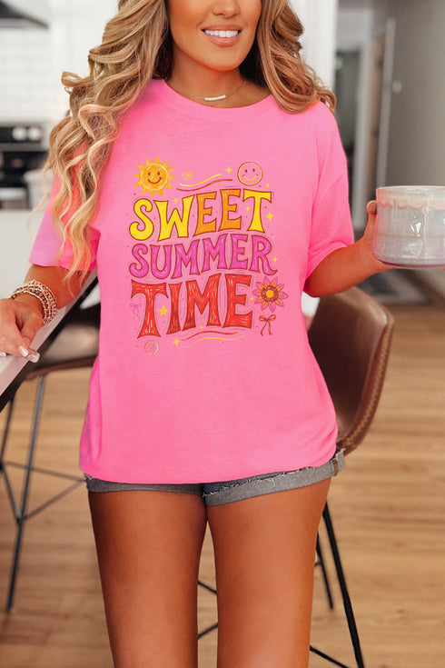 Golden Glow Sweet Summer Time Comfort Colors Adult Ring-Spun Cotton Tee