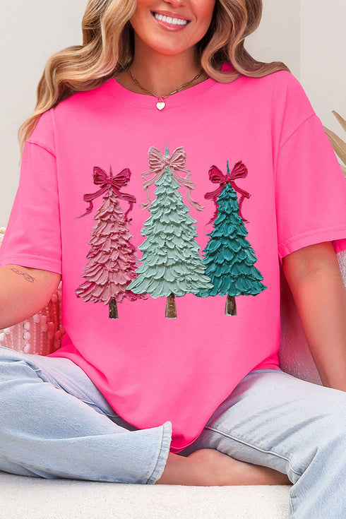 The Painted Trio Trees Comfort Colors Adult Ring-Spun Cotton Tee