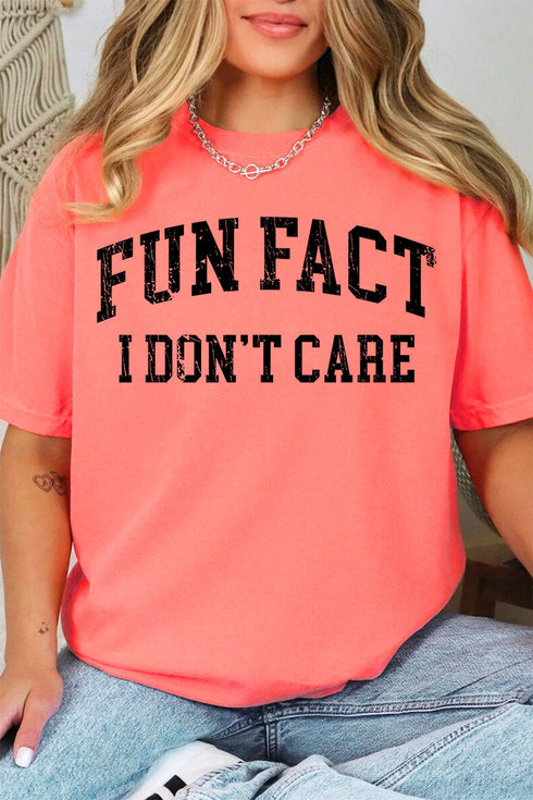 Distressed Fun Fact Comfort Colors Adult Ring-Spun Cotton Tee