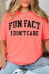 Distressed Fun Fact Comfort Colors Adult Ring-Spun Cotton Tee