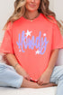 Electric Cowgirl Howdy Comfort Colors Adult Ring-Spun Cotton Tee