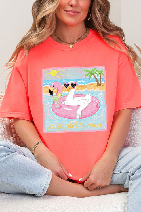 Goose Girl Summer Comfort Colors Adult Ring-Spun Cotton Tee