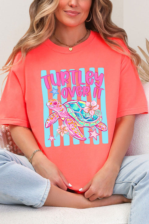 Turtley Over It Comfort Colors Adult Ring-Spun Cotton Tee