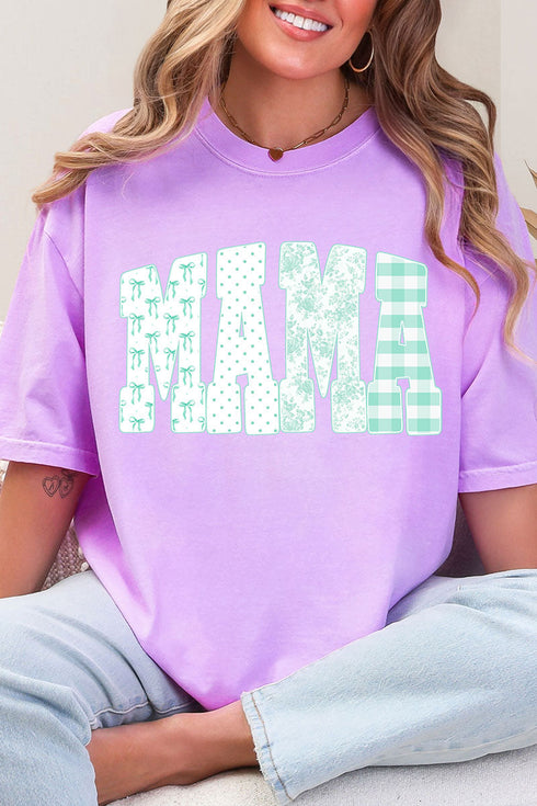 Bow And Green Mama Comfort Colors Adult Ring-Spun Cotton Tee