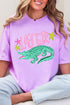 Pink Later Gator Comfort Colors Adult Ring-Spun Cotton Tee