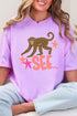 Monkey See, Monkey Do Full Front & Back Comfort Colors Adult Ring-Spun Cotton Tee