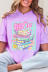 Petals & Paperback Book Lover Comfort Colors Adult Ring-Spun Cotton Tee