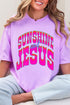 Radiant Sunshine And Jesus Comfort Colors Adult Ring-Spun Cotton Tee