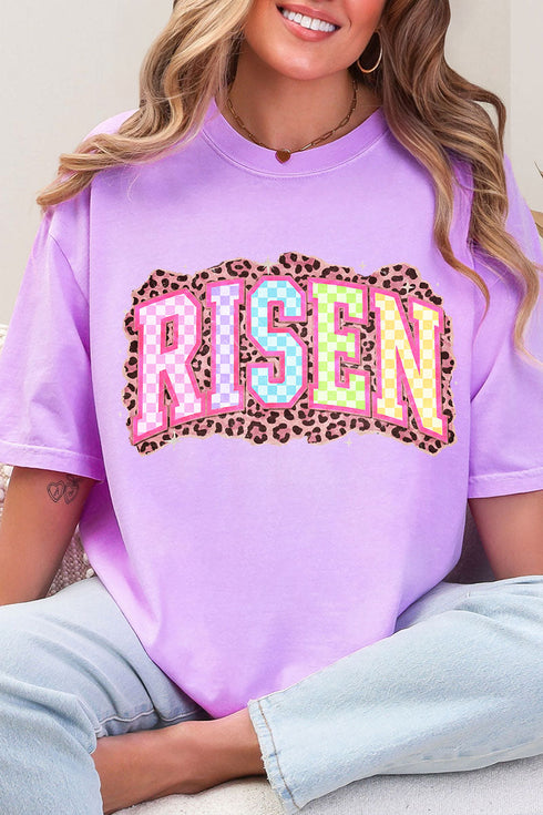 Risen In Color Comfort Colors Adult Ring-Spun Cotton Tee
