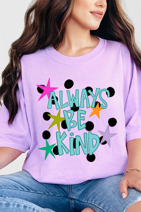 Stars Always Be Kind Comfort Colors Adult Ring-Spun Cotton Tee