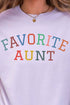 Always The Favorite Aunt Comfort Colors Adult Ring-Spun Cotton Tee