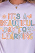 Beautiful Day For Learning Comfort Colors Adult Ring-Spun Cotton Tee