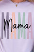 Block Script Mama Comfort Colors Adult Ring-Spun Cotton Tee