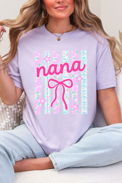 Personalized Bow-tiful Garden Comfort Colors Adult Ring-Spun Cotton Tee *Choose Your Name