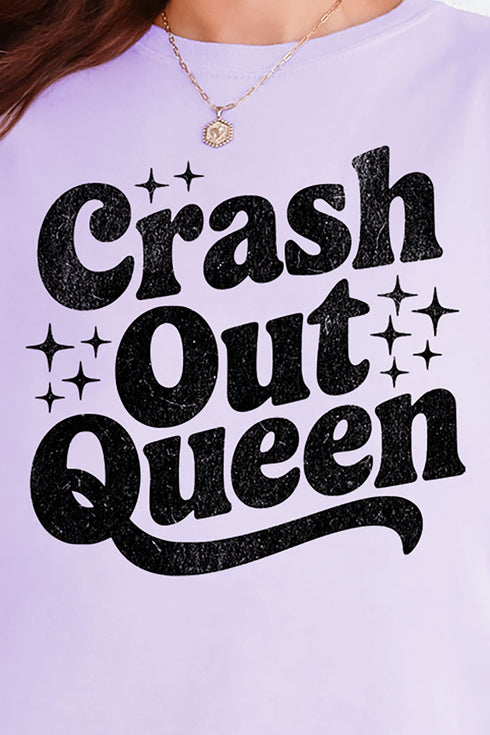 Crash Out Queen Comfort Colors Adult Ring-Spun Cotton Tee