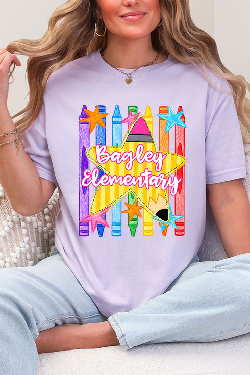 Personalized Color My Classroom Comfort Colors Adult Ring-Spun Cotton Tee