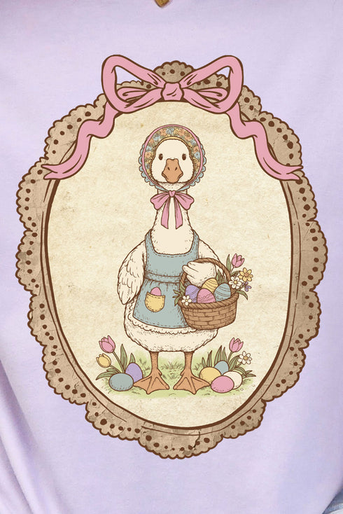 Easter Belle Spring Goose Comfort Colors Adult Ring-Spun Cotton Tee