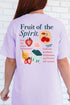 Got Fruit? Fruit Of The Spirit Front & Back Design Comfort Colors Adult Ring-Spun Cotton Tee