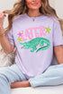 Pink Later Gator Comfort Colors Adult Ring-Spun Cotton Tee