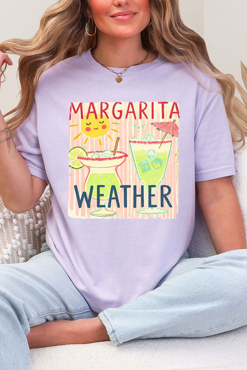 Sip The Sunshine Margarita Weather Comfort Colors Adult Ring-Spun Cotton Tee