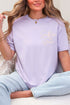 Southern By Grace Ruffle Front & Back Comfort Colors Adult Ring-Spun Cotton Tee