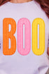 Candy Stripe Boo Comfort Colors Adult Ring-Spun Cotton Tee