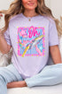 Striped Oh Whale Comfort Colors Adult Ring-Spun Cotton Tee