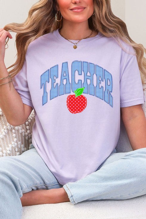 Sweet Apple Teacher Comfort Colors Adult Ring-Spun Cotton Tee