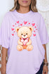 Teddy In Love Comfort Colors Adult Ring-Spun Cotton Tee