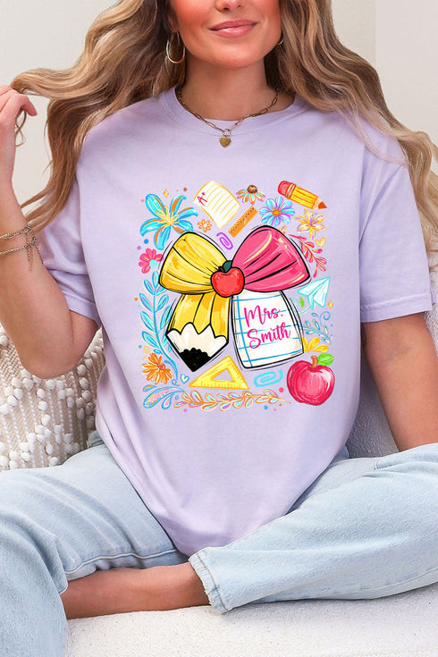 Personalized Sweet School Days Comfort Colors Adult Ring-Spun Cotton Tee