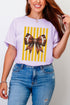 Yellow Gold Varsity Bow Comfort Colors Adult Ring-Spun Cotton Tee