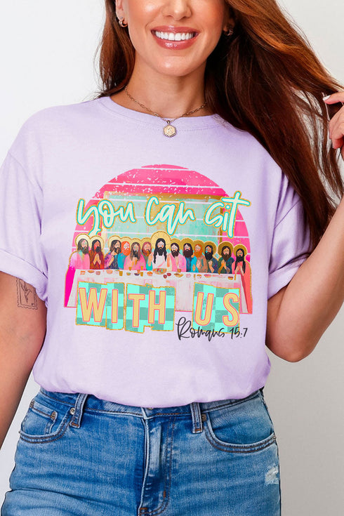 You Can Sit With Us Comfort Colors Adult Ring-Spun Cotton Tee
