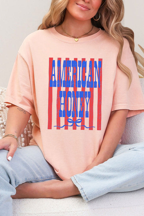 Blue American Honey Energy Comfort Colors Adult Ring-Spun Cotton Tee