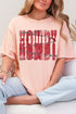 Barbed Wire Howdy Comfort Colors Adult Ring-Spun Cotton Tee