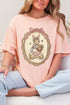 Easter Belle Spring Bunny Comfort Colors Adult Ring-Spun Cotton Tee