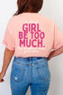 Esther Go Ahead Girl Full Front & Back Design Comfort Colors Adult Ring-Spun Cotton Tee