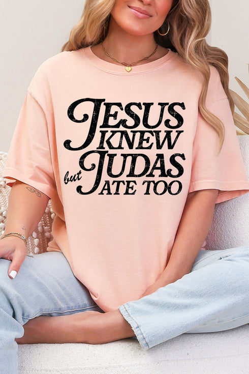 Jesus Knew Comfort Colors Adult Ring-Spun Cotton Tee